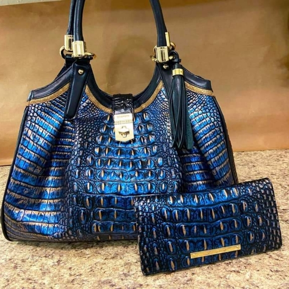 ISO brahmin bags in lapis color. - Picture 8 of 8